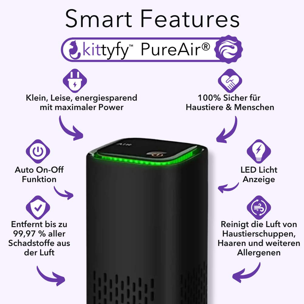 KITTYFY™️ - PureAir® Tiergeruch Luftreiniger