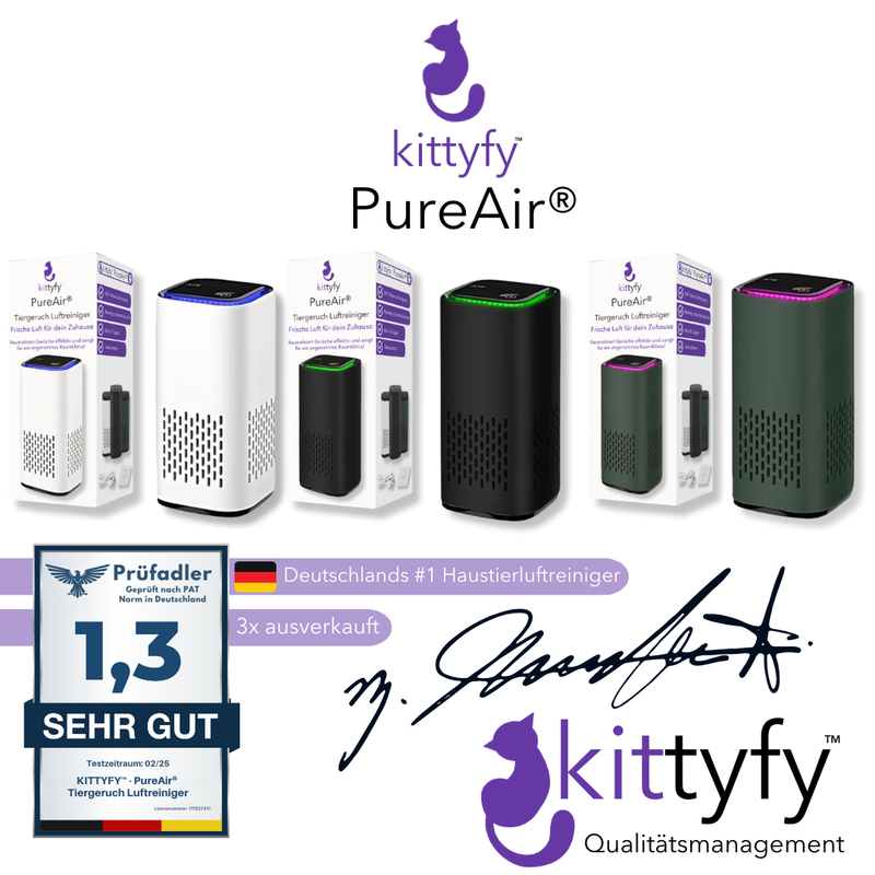 Warum der KITTYFY™️ - PureAir® Tiergeruch Luftreiniger?